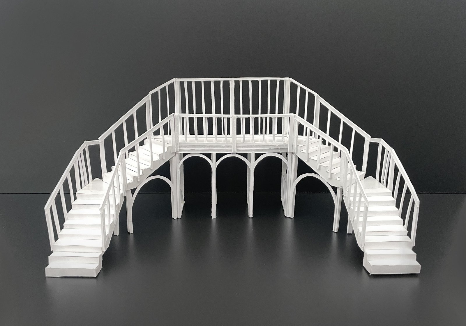 Physical paper model for construction conceptualization