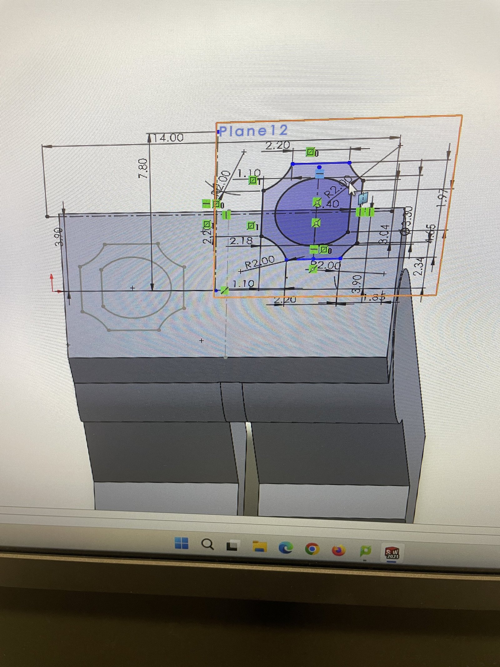 Modeling in Solidworks