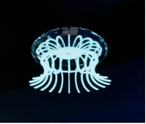 Crystal jellyfish lamp design