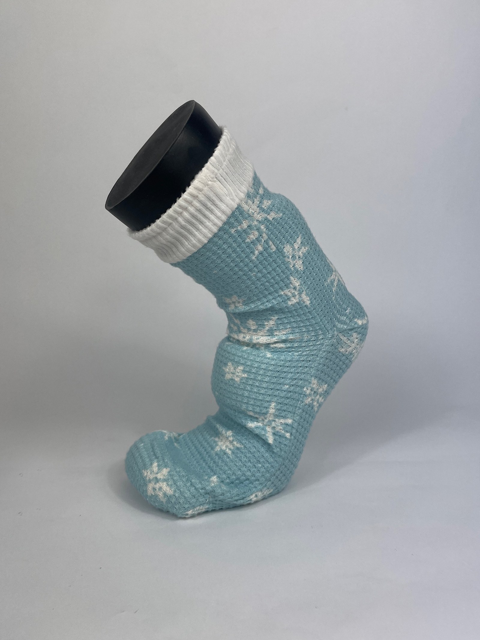 Product photo on display stand