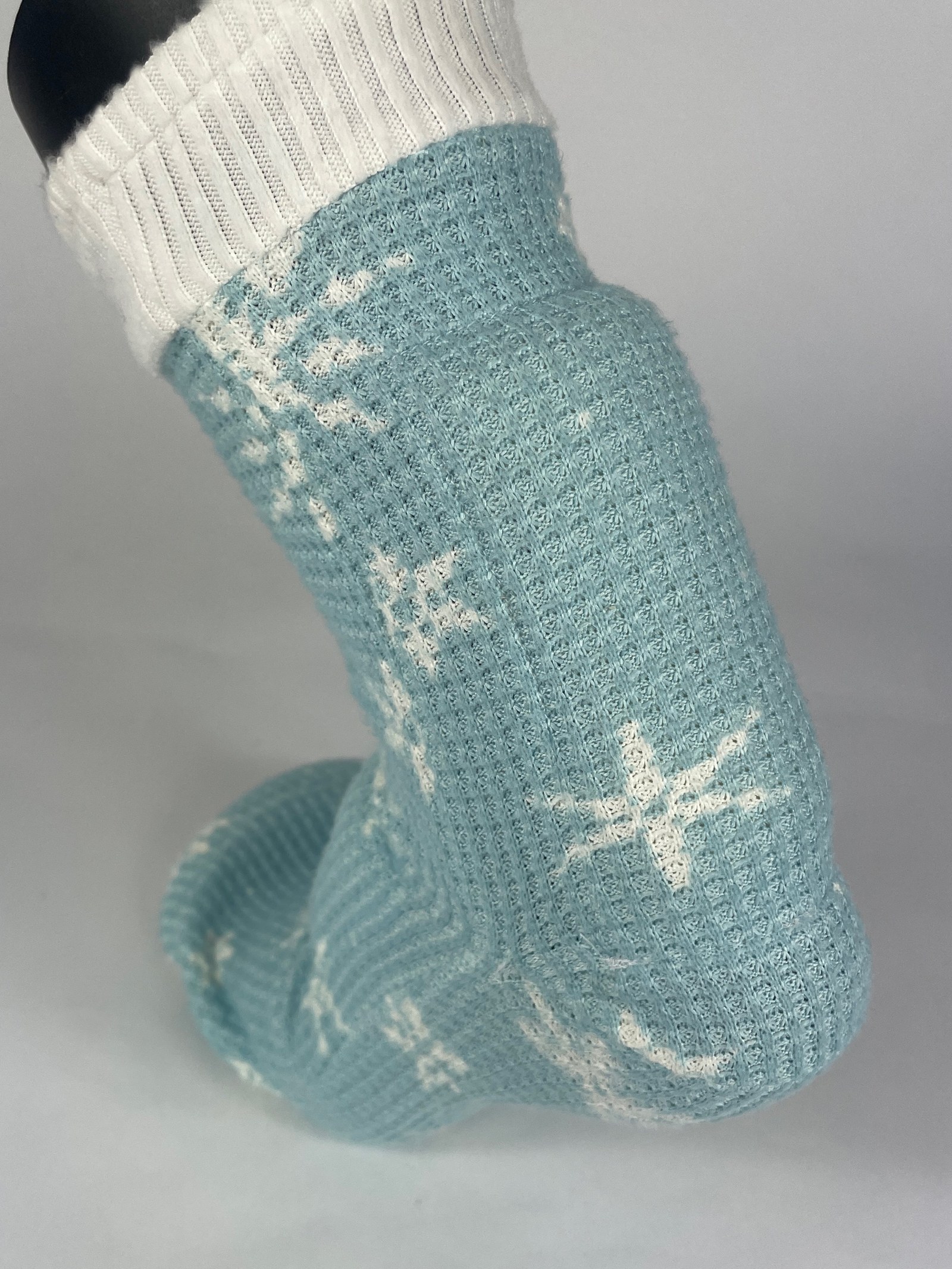 Sock toe detail photo